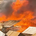 RDC: Kinshasa/ Un homme est brûlé dans un incendie à Kintambo Magasin dans un Super Marché Watsapp