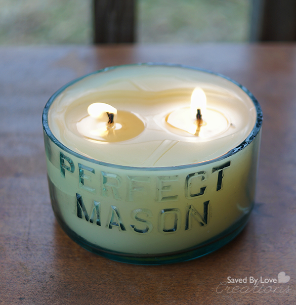 http://savedbylovecreations.com/2014/03/upcycle-craft-how-to-make-a-mason-jar-candle.html