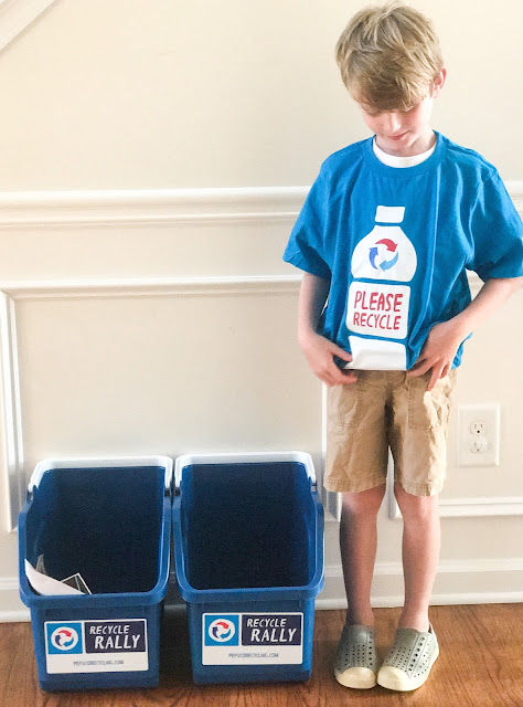 Easy tips and games to help teach kids about the importance of recycling. The PepsiCo Recycle Rally is a great program for kids with incentives to earn cash and prizes for K-12 schools. #RecycleRally #sponsored