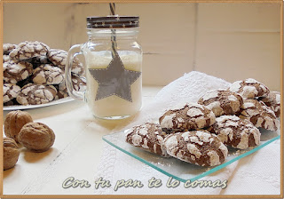 Crinkles de chocolate