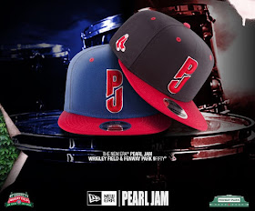 Pearl Jam x New Era Boston Red Sox Fenway Park & Chicago Cubs Wrigley Field 9FIFTY Snapback Hats