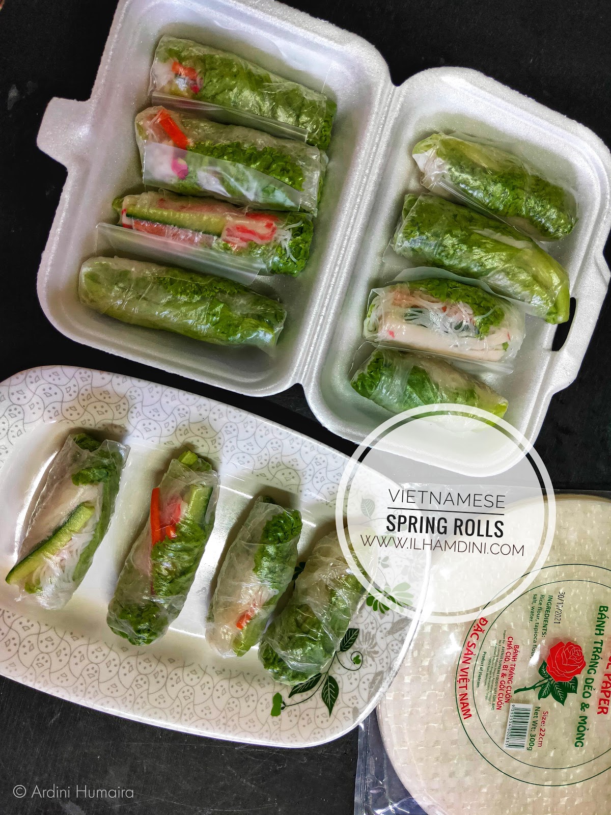 Vietnamese Spring Rolls  Resepi juadah berbuka puasa 