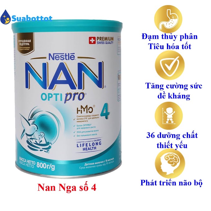 [ suabottot_com ] Sữa NAN NGA số 4 800G