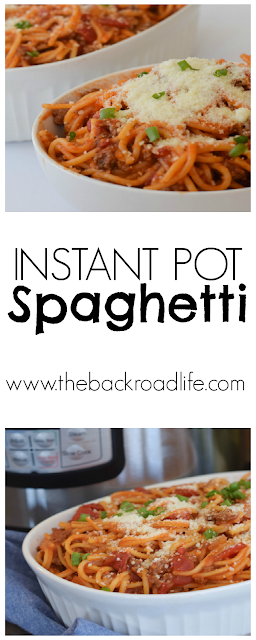 This Instant Pot Spaghetti is an easy meal to make for family dinner.