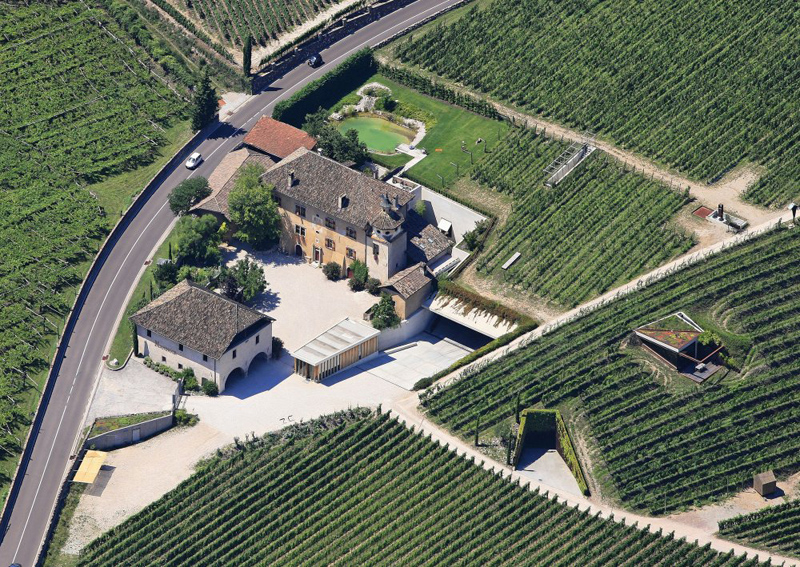 Winery Manincor in South Tyrol, Italy