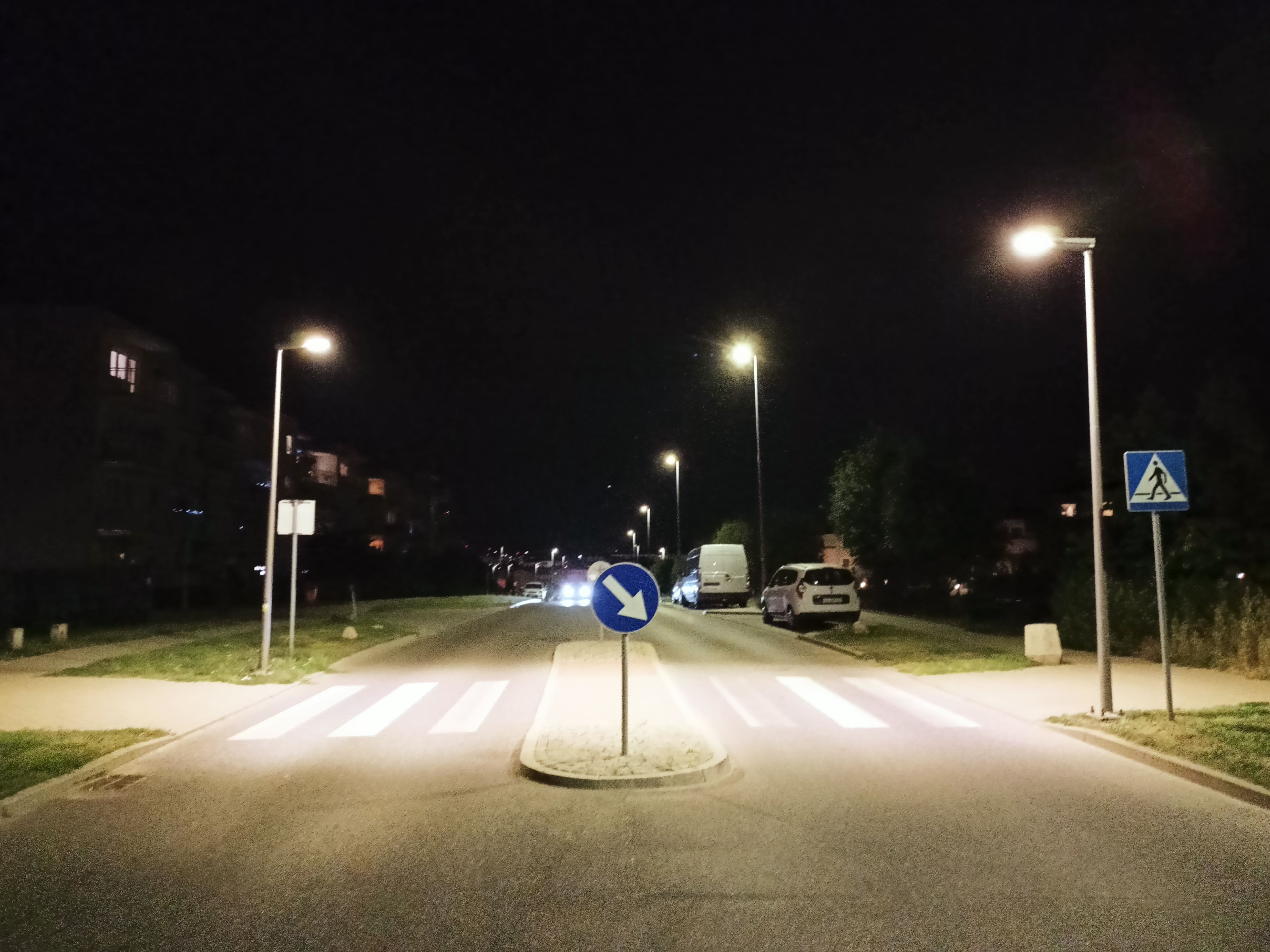 Doświetlone LED'ami przejście dla pieszych