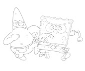 #2 Patrick Star Coloring Page