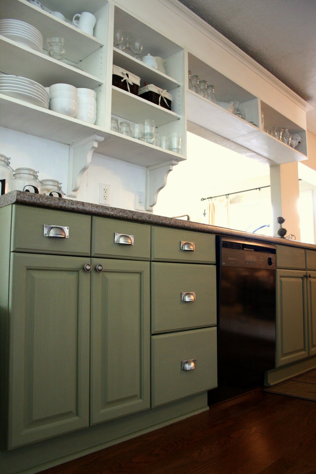 Kitchens Painted Green