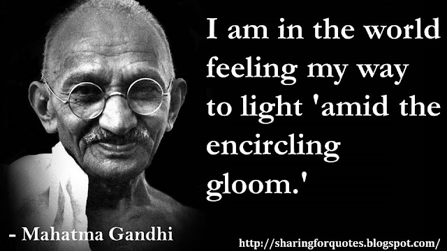 Mahatma Gandhi Inspirational Quotes - 04 | Sharing for Quotes