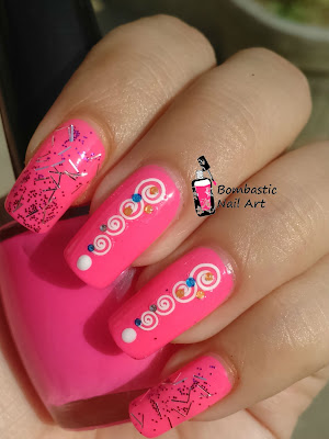 Valentine's day nail art