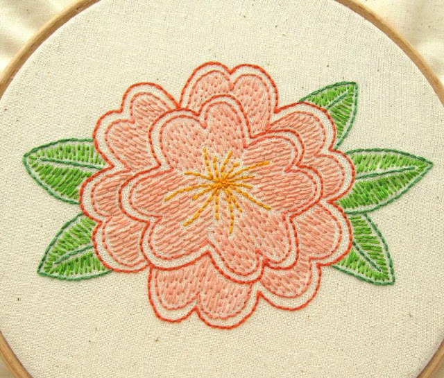 Flower Embroidery Pattern