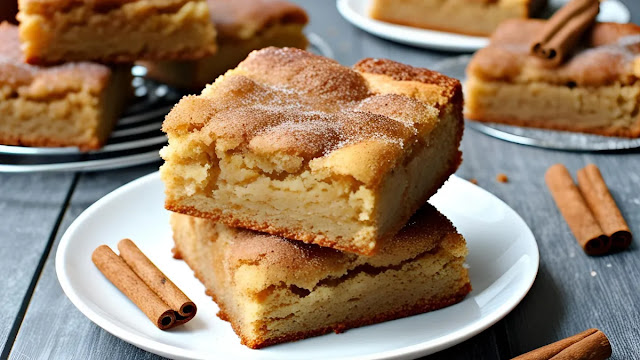 Snickerdoodle Blondies