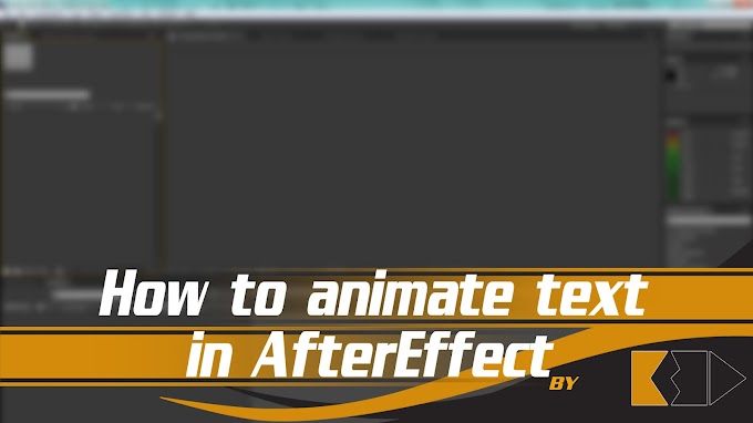 How to Animate Text in AfterEffect