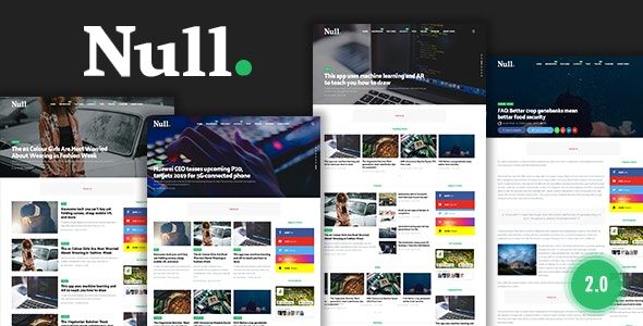 Download Null - News & Editorial Blogger Premium Theme Free