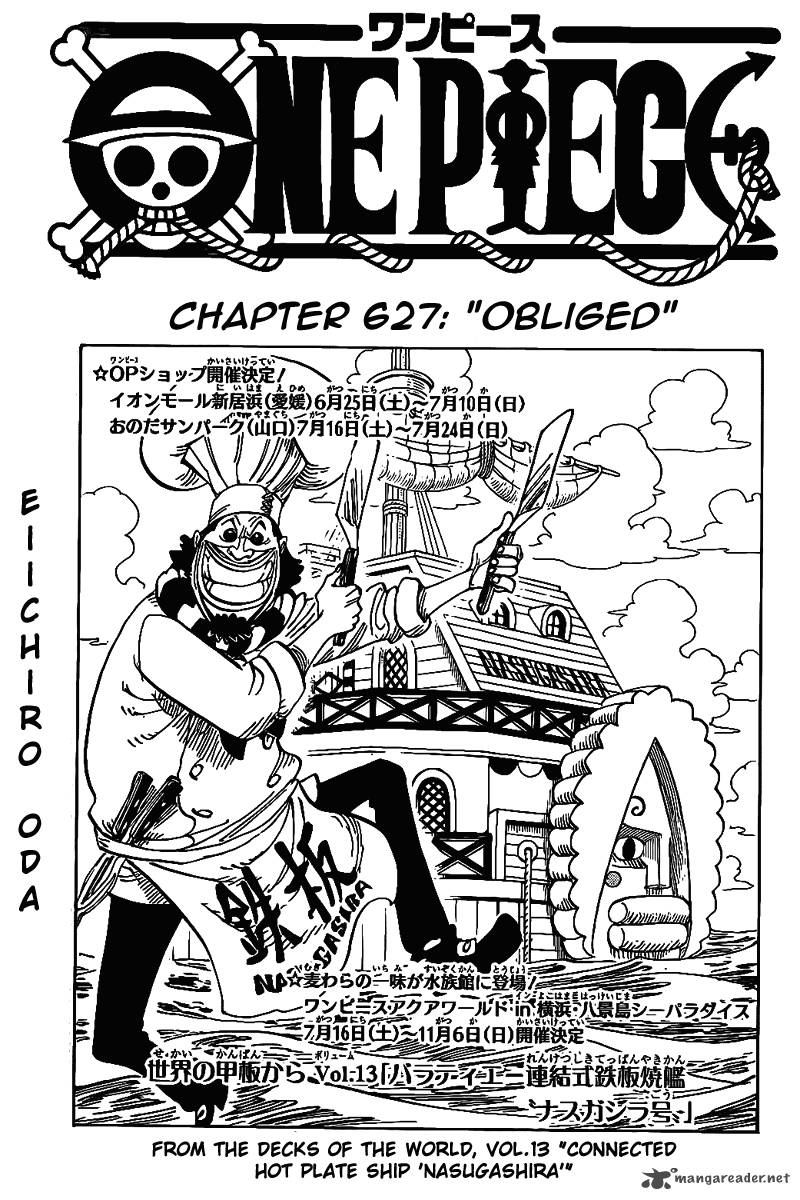 One Piece Manga One Piece 627