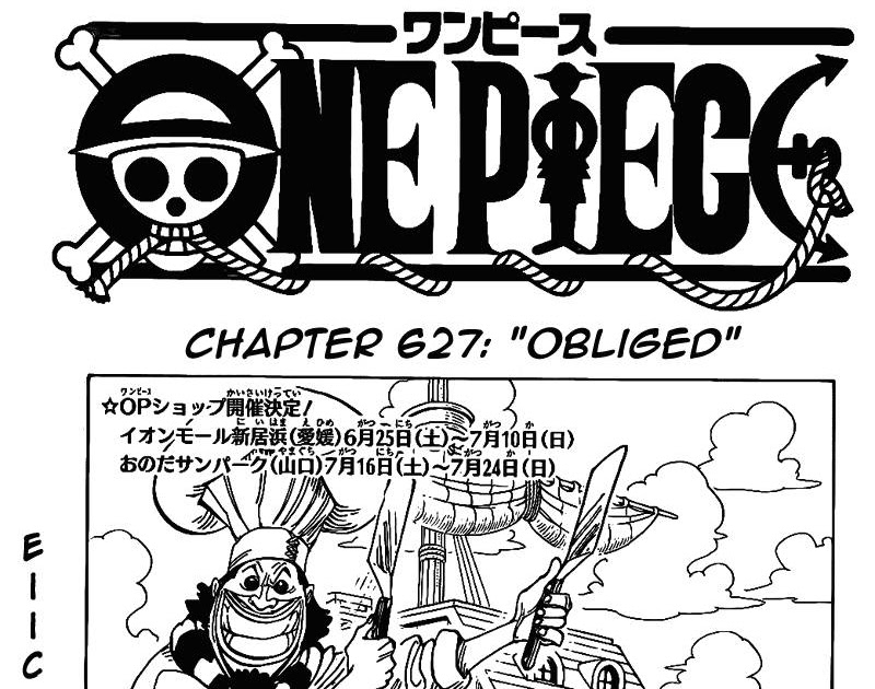 One Piece Manga One Piece 627