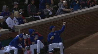 Chad Noble snags foul ball