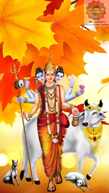 Lord Dattatreya through His picture