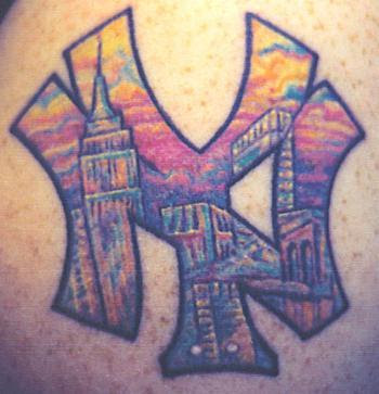 Woooo this is for sure one hell of a cool baseball tattoo and I just love