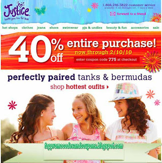 Free Printable Justice For Girls Coupons