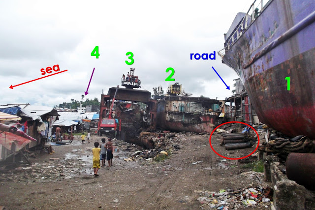 other ships that were pushed aground by the super typhoon yolanda/haiyan