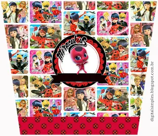 Miraculous Ladybug Free Printable  Labels.