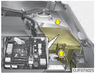 Engine compartment fuse replacement