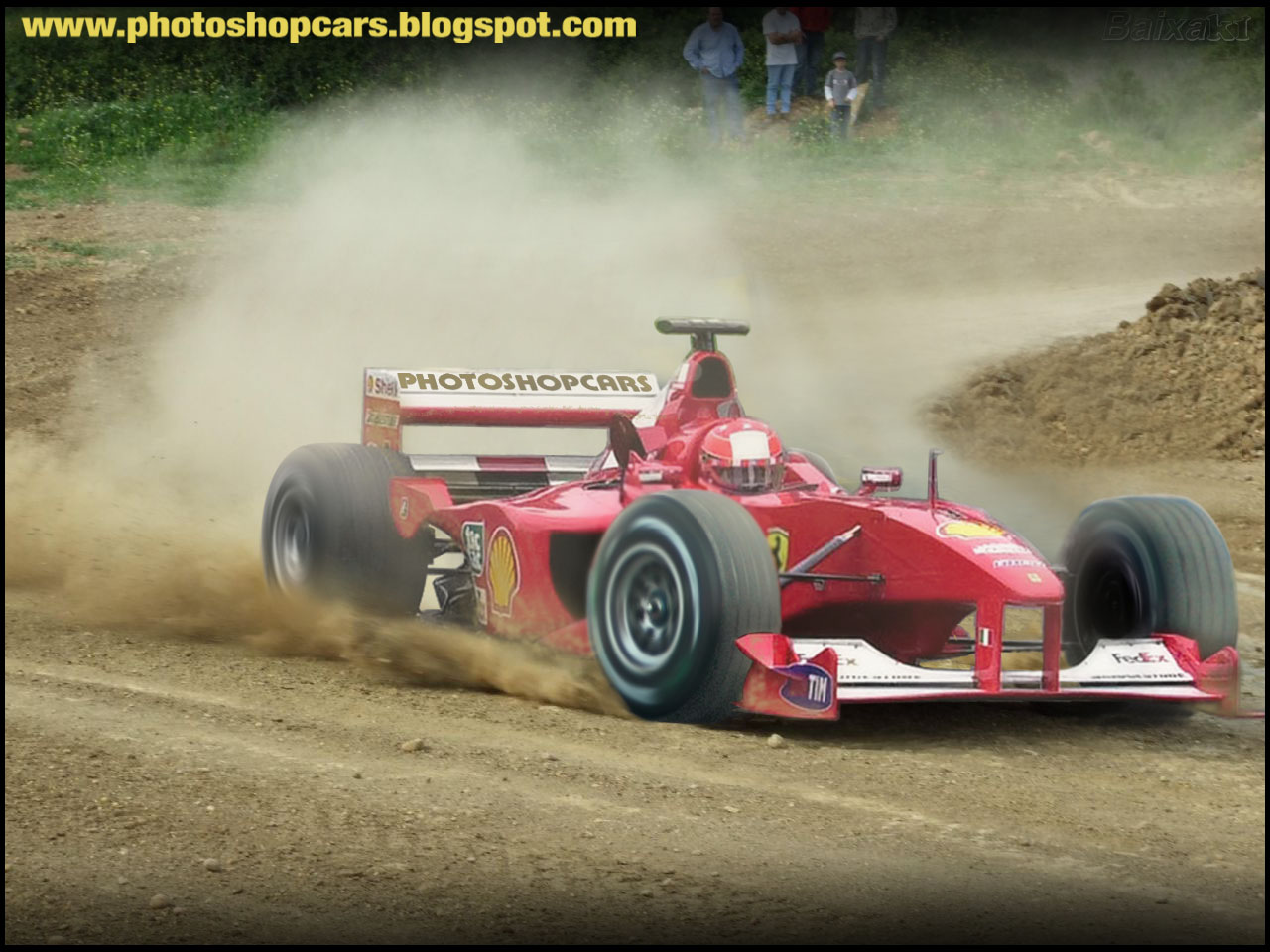 Carro Formula 1 rali drift
