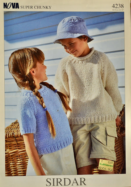 Vintage 1980s Knitting Pattern - Sirdar Pattern 4238 Children's Sweater Patterns