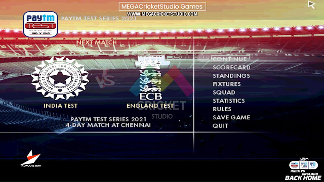 India vs England 2021 Back Home Patch for EA Cricket 07