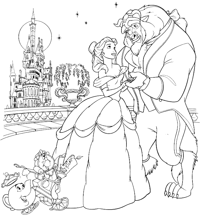 Drink Water Lose Weight Faster Beauty And The Beast Coloring Pages 21gif