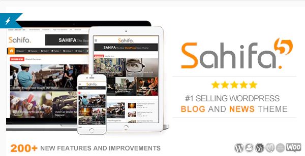 Sahifa 5.8.7 Responsive News / Magazine / Blog Theme Free Download