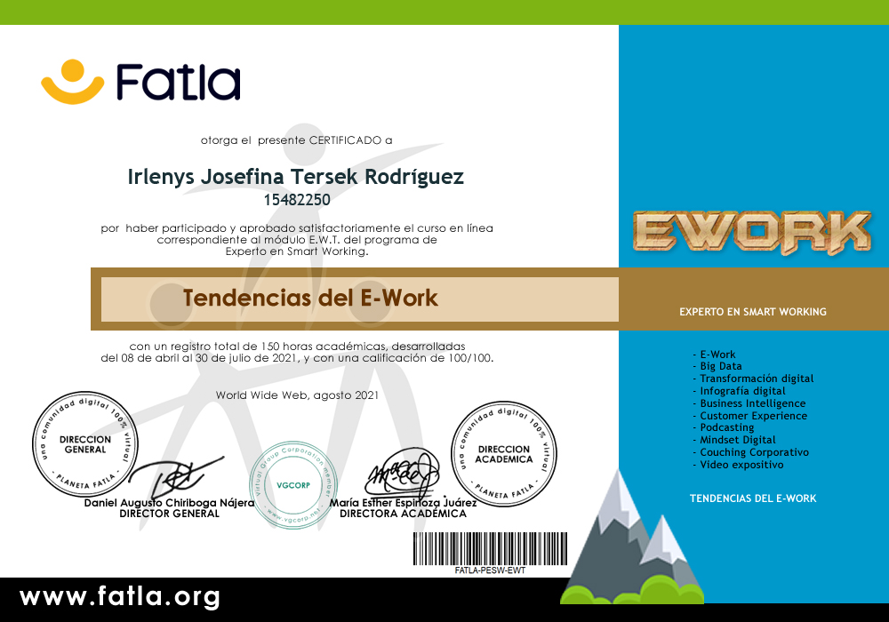 EWT - Ework - Tendencias
