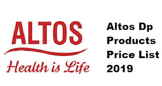 altos products price list