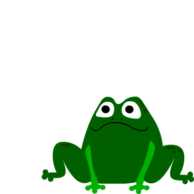 Animated Cartoon Frog