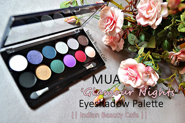 MUA Glamour Nights Eyeshadow Palette, Review, Swatches, Price, Buy Online, Photos