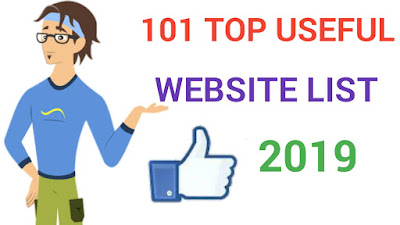 101 Top Useful Website list [2019]