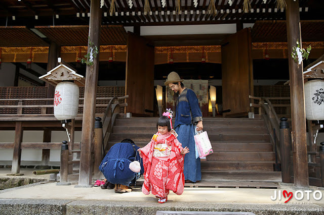 宇治上神社での七五三出張撮影