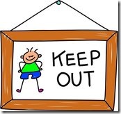 keep out