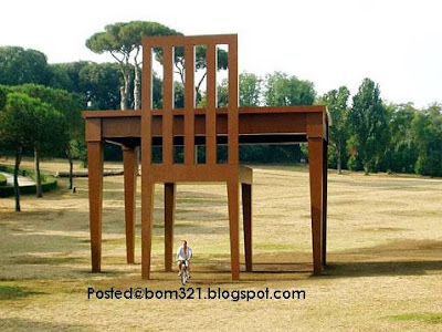 largest chair and table