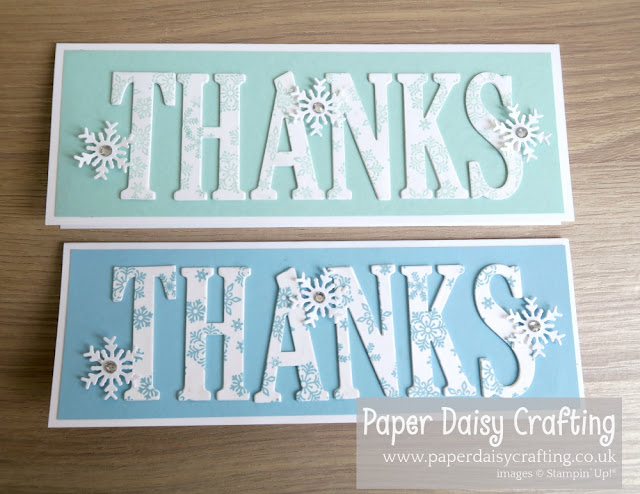 Blizzard, Large Letters, Stampin Up