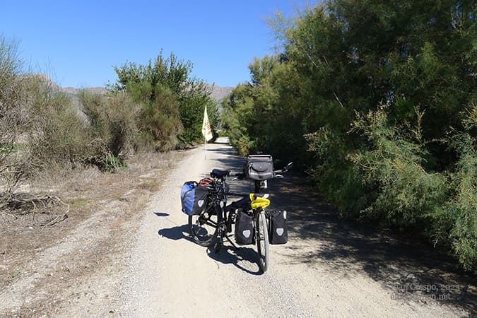 Pedaleando junto al Río Segura