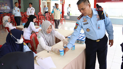 Lapas Bangkinang Gelar Tes Urin Seluruh Pegawai