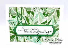 Nigezza Creates with Stampin Up! Mosaic Mood Note Cards & Gift Box Plus Lovely Label Punch