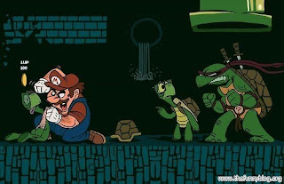Super Mario vs Turtles