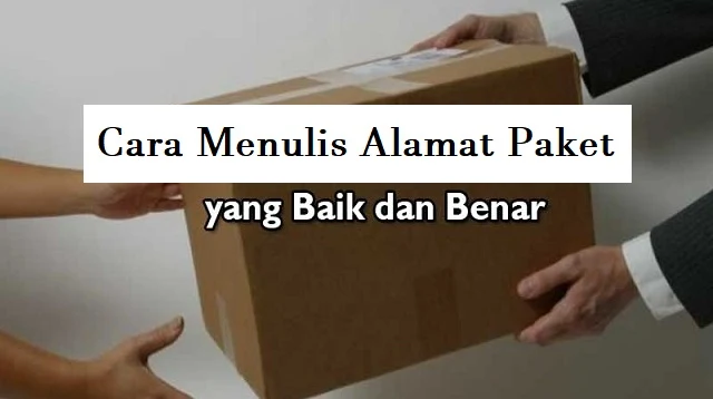 Cara Menulis Alamat Paket