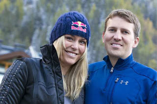 Lindsey Vonn with Husband