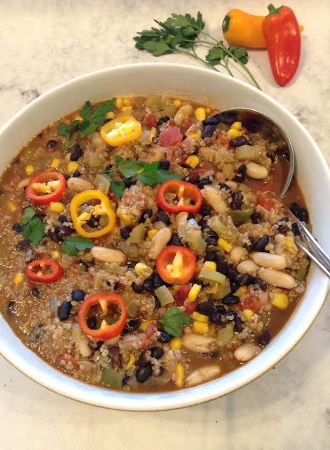 Chili de quinoa (vegan)