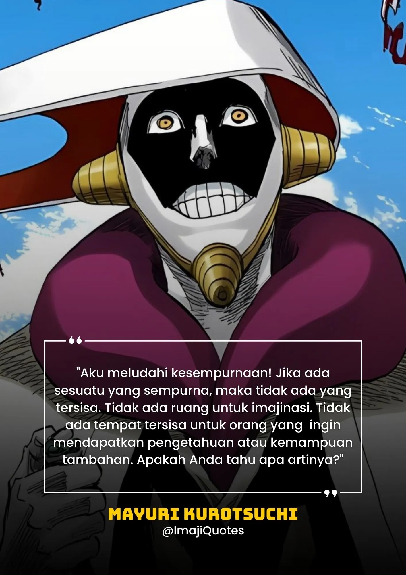 Quotes Mayuri Kurotsuchi (Bleach)