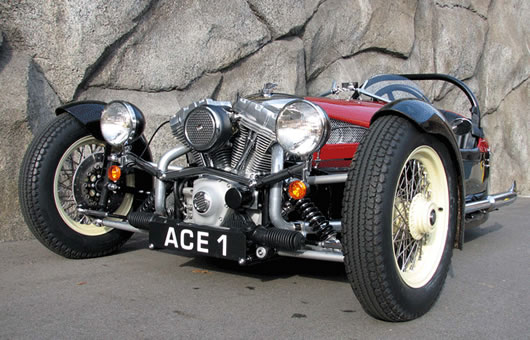 ACE CycleCar Morgan ThreeWheeler Reproduction